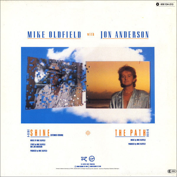 Mike Oldfield With Jon Anderson : Shine (12", Single)