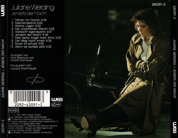 Juliane Werding : Jenseits Der Nacht (CD, Album)