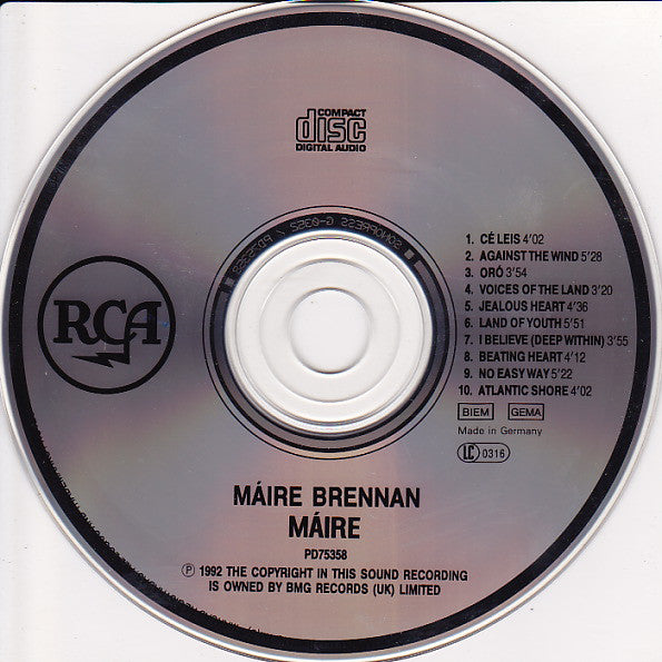 Maire Brennan : Máire (CD, Album)
