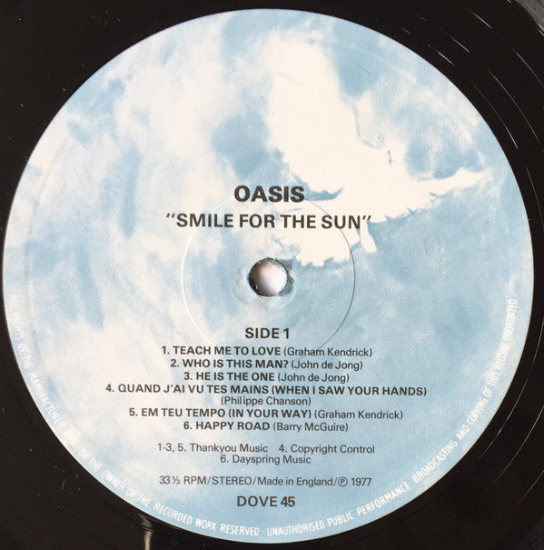 Oasis (6) : Smile For The Sun (LP, Album)