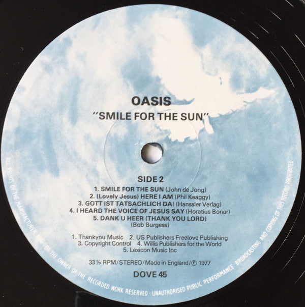 Oasis (6) : Smile For The Sun (LP, Album)