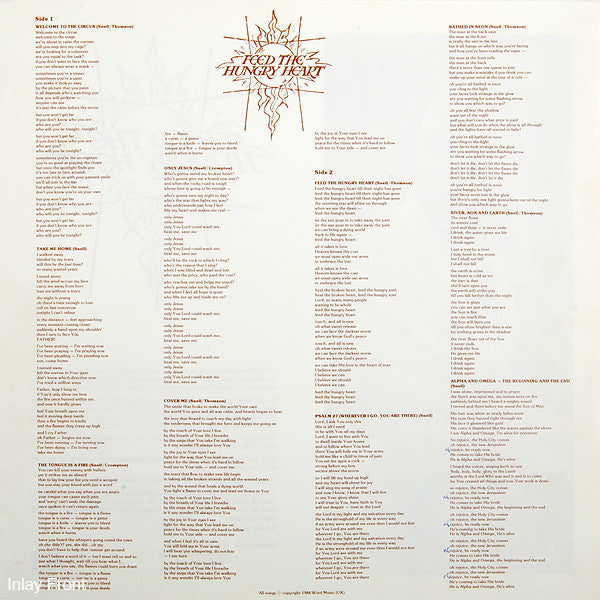 Adrian Snell : Feed The Hungry Heart (LP, Album)