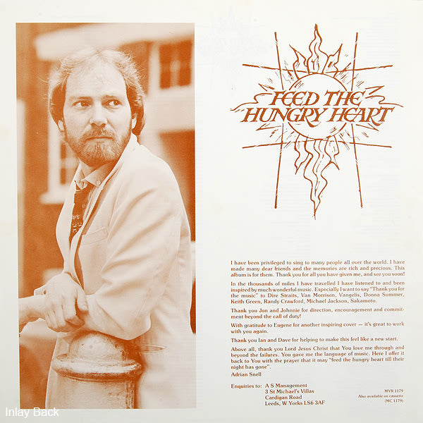 Adrian Snell : Feed The Hungry Heart (LP, Album)