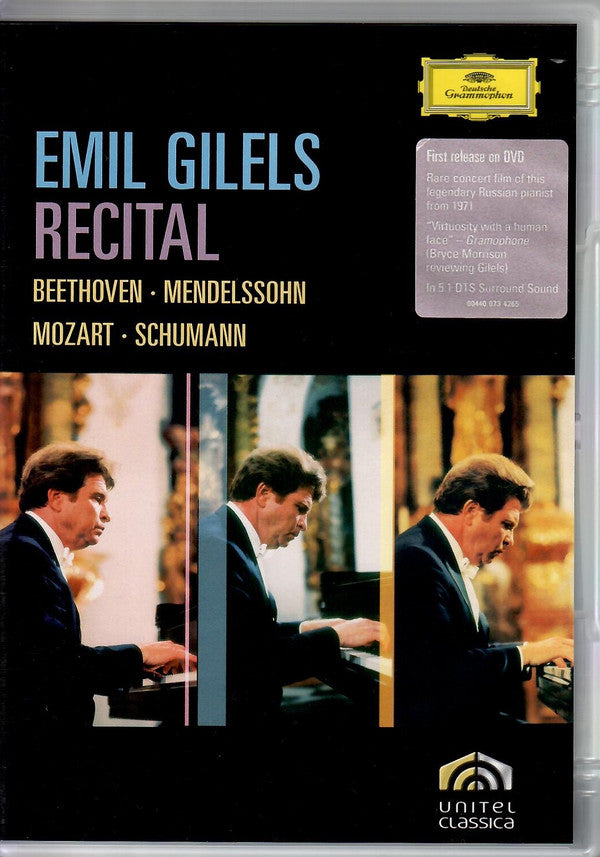 Ludwig van Beethoven, Felix Mendelssohn-Bartholdy, Wolfgang Amadeus Mozart, Robert Schumann, Emil Gilels : Recital (DVD-V, NTSC, 4:3)