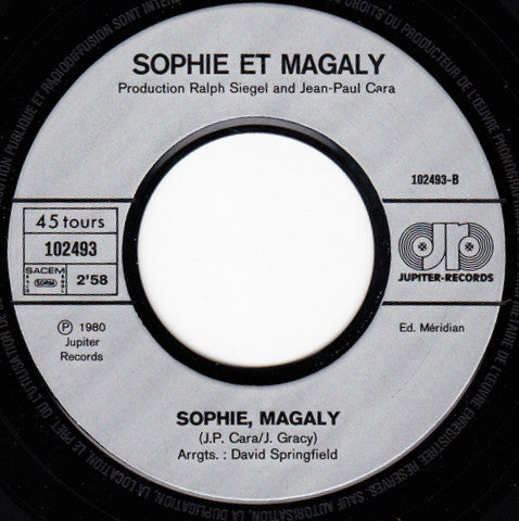 Sophie & Magaly : Arlequin (7", Single)