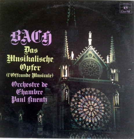 Johann Sebastian Bach, Orchestre De Chambre Paul Kuentz : Das Musikalische Opfer (L'Offrande Musicale) (LP)