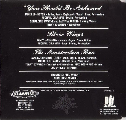 Gallon Drunk : You Should Be Ashamed (CD, Single)