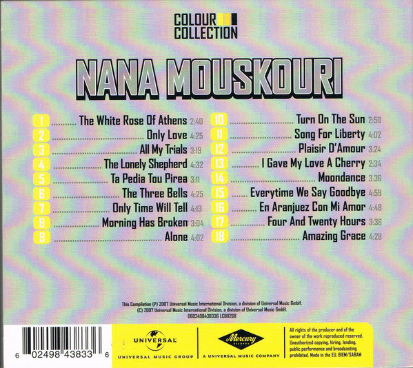 Nana Mouskouri : Colour Collection (CD, Comp, Dig)