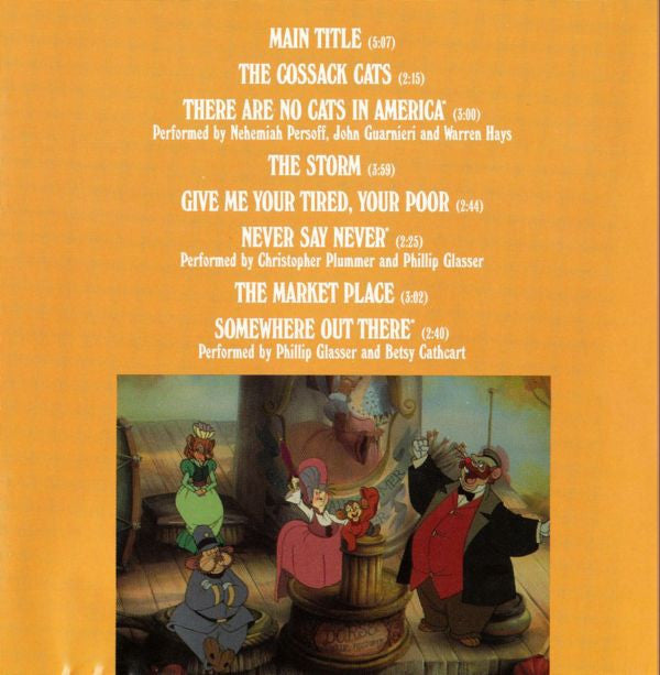 James Horner : An American Tail (Music From The Motion Picture Soundtrack) (CD)