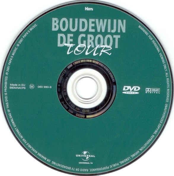 Boudewijn de Groot : Tour (DVD-V, Album)