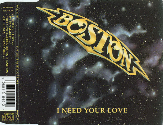 Boston : I Need Your Love (CD, Single)