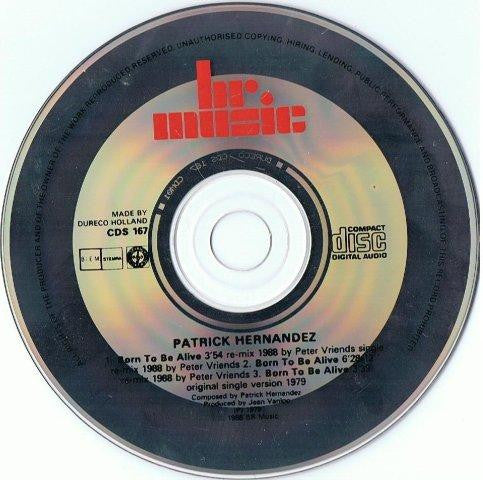 Patrick Hernandez : Born To Be Alive  (CD, Single, Car)