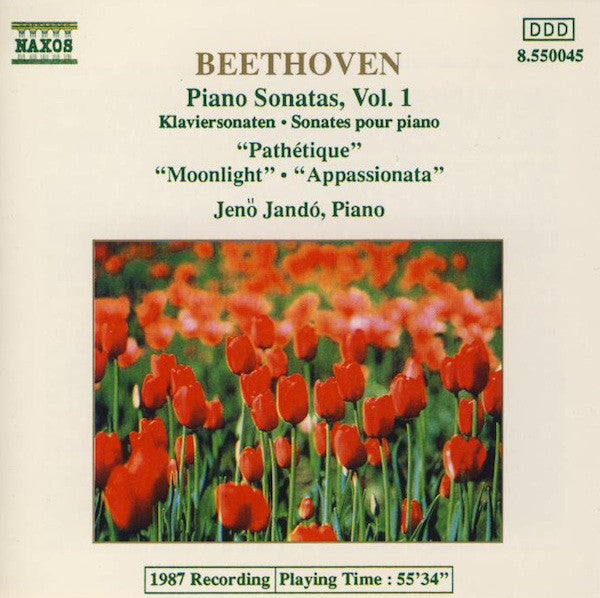 Ludwig Van Beethoven - Jenö Jandó : Piano Sonatas, Vol. 1 = Klaviersonaten = Sonates Pour Piano - "Pathétique" • "Moonlight" • "Appassionata" (CD, Album)