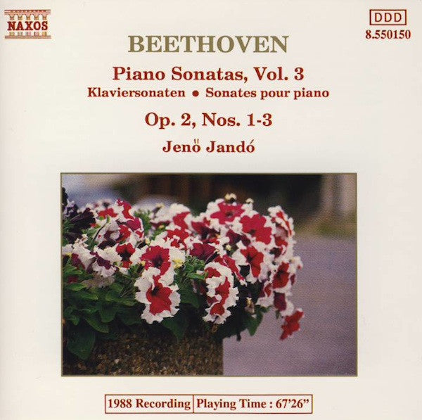 Ludwig Van Beethoven, Jenö Jandó : Piano Sonatas, Vol. 3 (CD, Album)