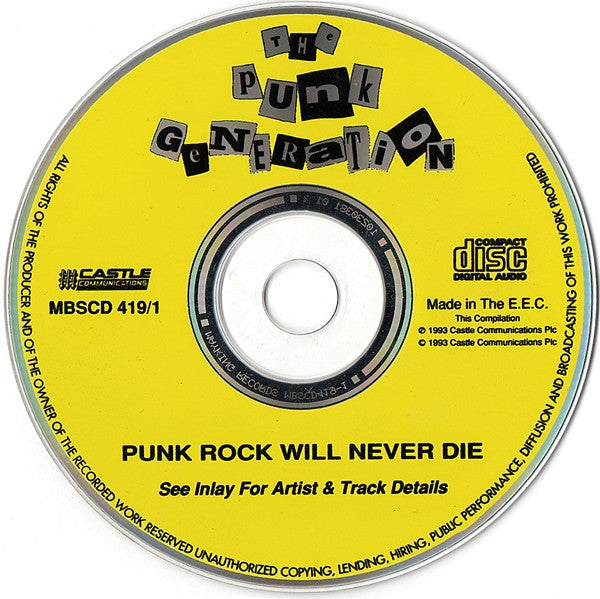 Various : The Punk Generation (4xCD, Comp, Sli)
