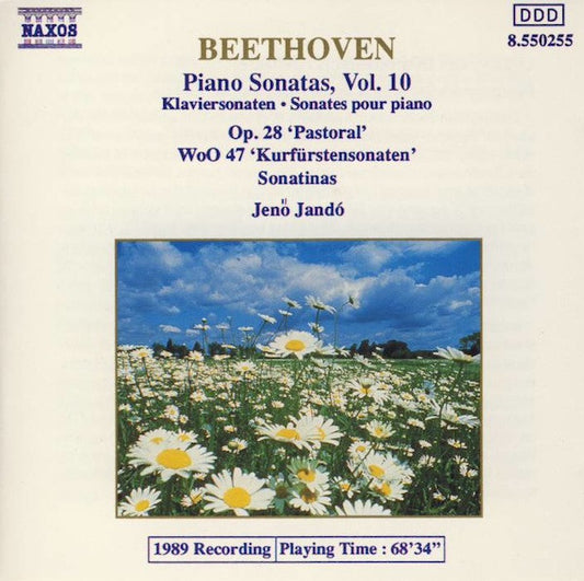Ludwig van Beethoven, Jenö Jandó : Piano Sonatas, Vol. 10 (CD, Album)