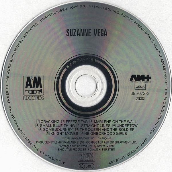 Suzanne Vega : Suzanne Vega (CD, Album, RE)