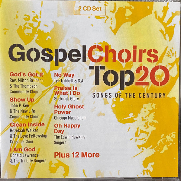 Various : Gospel Choirs Top 20 Songs Of The Century  (2xCD, Comp)