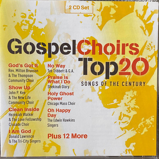 Various : Gospel Choirs Top 20 Songs Of The Century  (2xCD, Comp)
