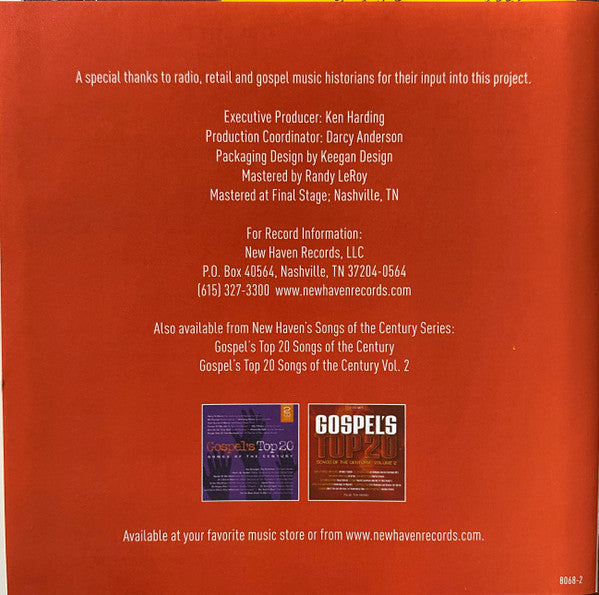 Various : Gospel Choirs Top 20 Songs Of The Century  (2xCD, Comp)