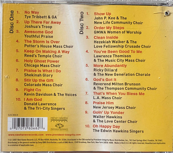 Various : Gospel Choirs Top 20 Songs Of The Century  (2xCD, Comp)