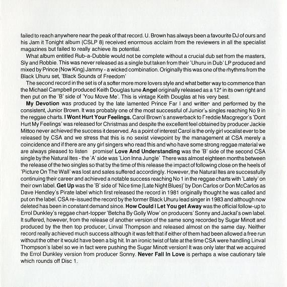 Various : Rub A Dubble Reggae (2xCD, Comp + Box)