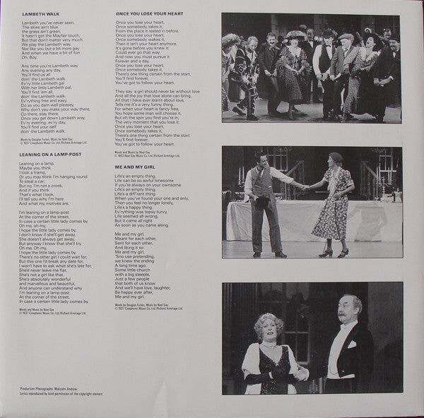 Noel Gay - "Me And My Girl" Original Cast : Me And My Girl (LP, Album)