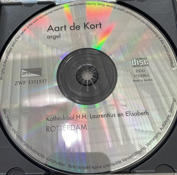 Aart De Kort : Orgel - Kathedraal H.H. Laurentius En Elisabeth Rotterdam (CD, Album)