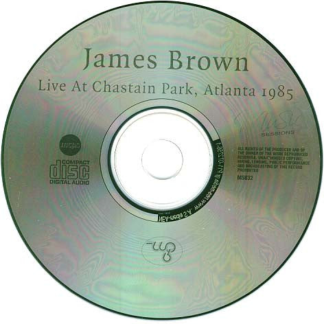James Brown : Live At Chastain Park, Atlanta 1985 (CD, Album, RM)