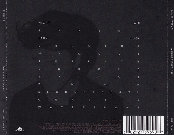 Jamie Woon : Mirrorwriting (CD, Album)