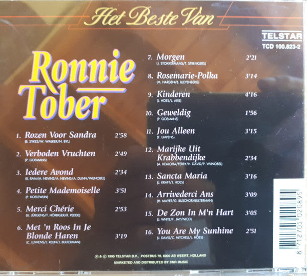 Ronnie Tober : Het Beste Van Ronnie Tober (CD, Comp)