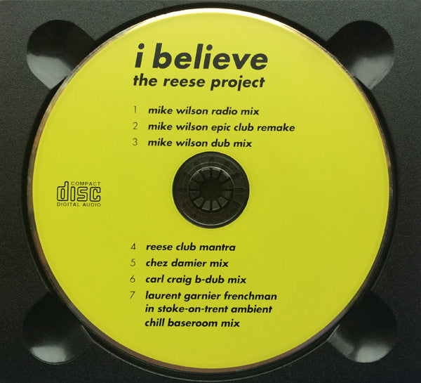 The Reese Project : I Believe (CD, Single)