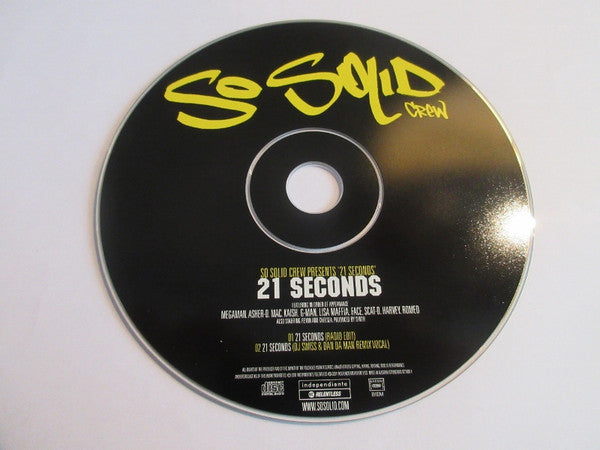 So Solid Crew : 21 Seconds (CD, Single)