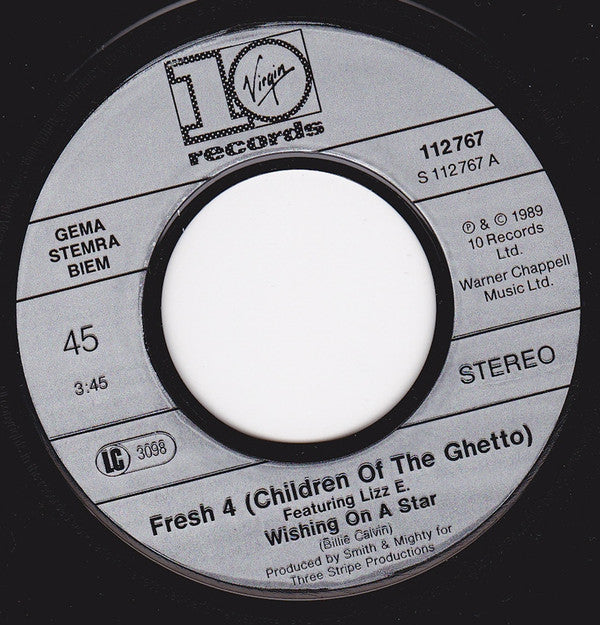 Fresh 4 Featuring Lizz E. : Wishing On A Star (7", Single)