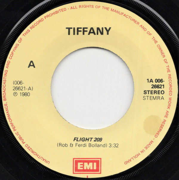 Tiffany (9) : Flight 209 (7", Single)