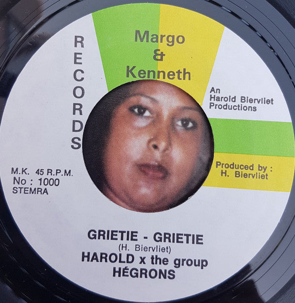 Harold Biervliet & The Hégrons : Grietie - Grietie (7")