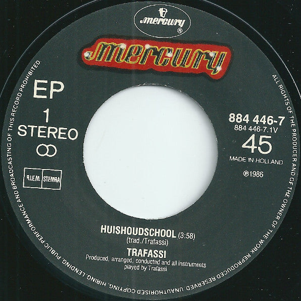 Trafassi : Huishoudschool (7", EP)