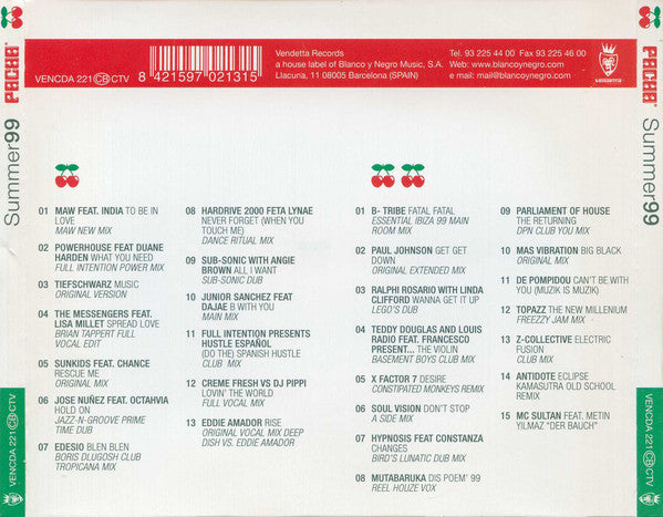Various : Pacha Ibiza Summer 99 (2xCD, Comp, Mixed)