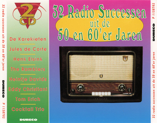 Various : 32 Radio Successen Uit De 50 En 60'er Jaren (2xCD, Comp)