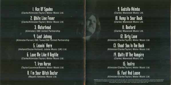 Motörhead : Fast, Loose & Live (CD, Comp)