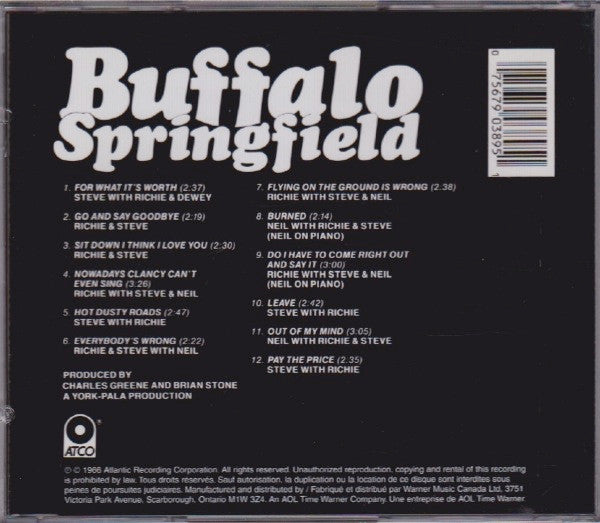 Buffalo Springfield : Buffalo Springfield (CD, RE, RM)