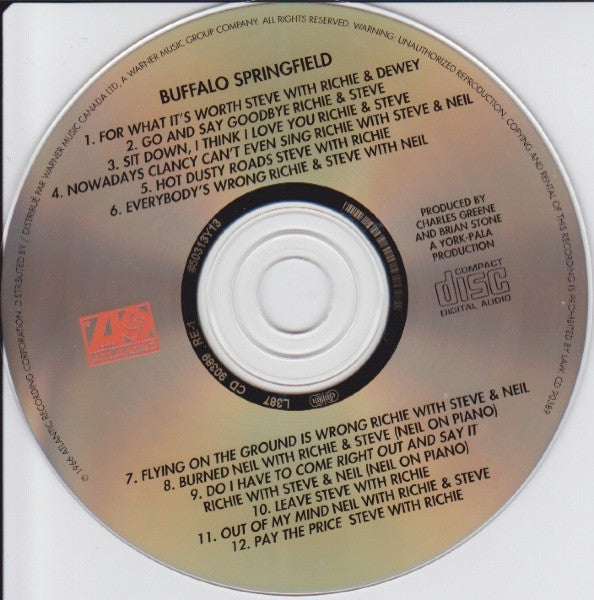 Buffalo Springfield : Buffalo Springfield (CD, RE, RM)