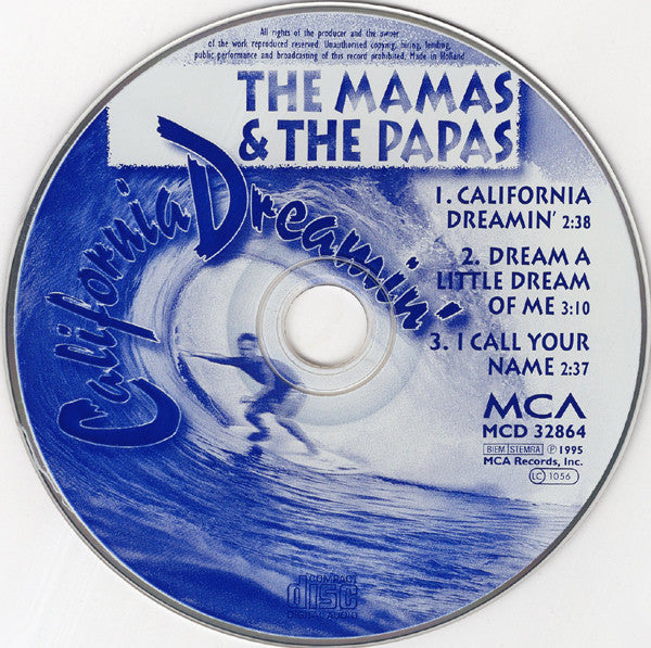 The Mamas & The Papas : California Dreamin' (CD, Single)