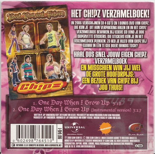 Ch!pz : One Day When I Grow Up (CD, Single)