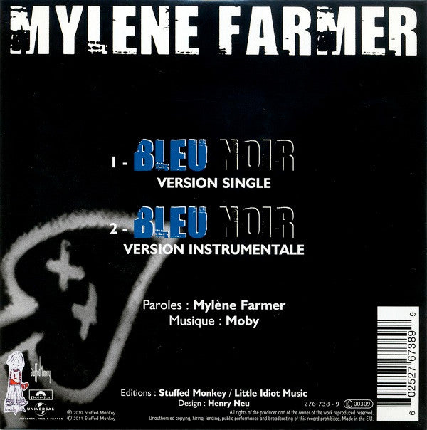 Mylène Farmer : Bleu Noir (CD, Single)