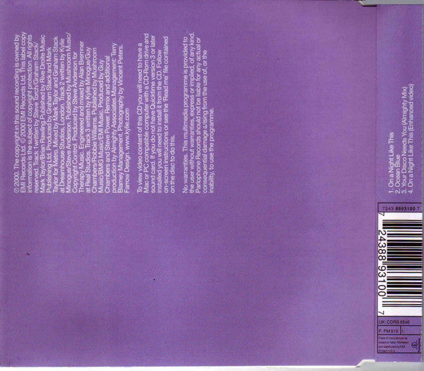 Kylie Minogue : On A Night Like This (CD, Single, Enh, CD1)