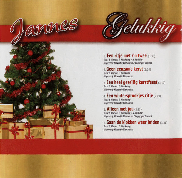 Jannes : Gelukkig Kerstfeest (CD, Comp)