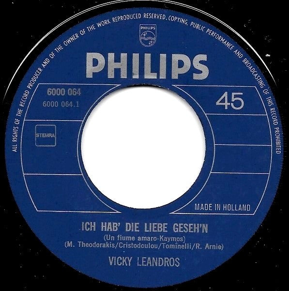 Vicky Leandros : Ich Hab' Die Liebe Geseh'n (7", Single)