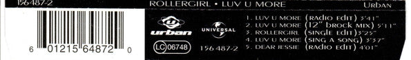 Rollergirl : Luv U More (CD, Maxi)