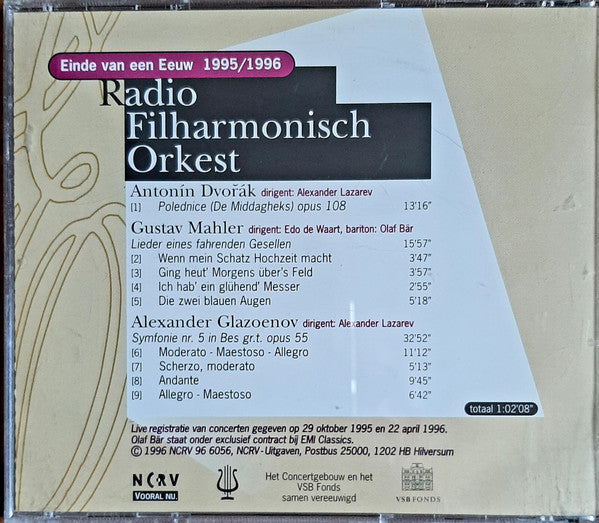 Radio Filharmonisch Orkest, Alexander Lazarev, Edo de Waart, Olaf Bär : Einde van Een Eeuw 1995/1996 (CD, Comp)